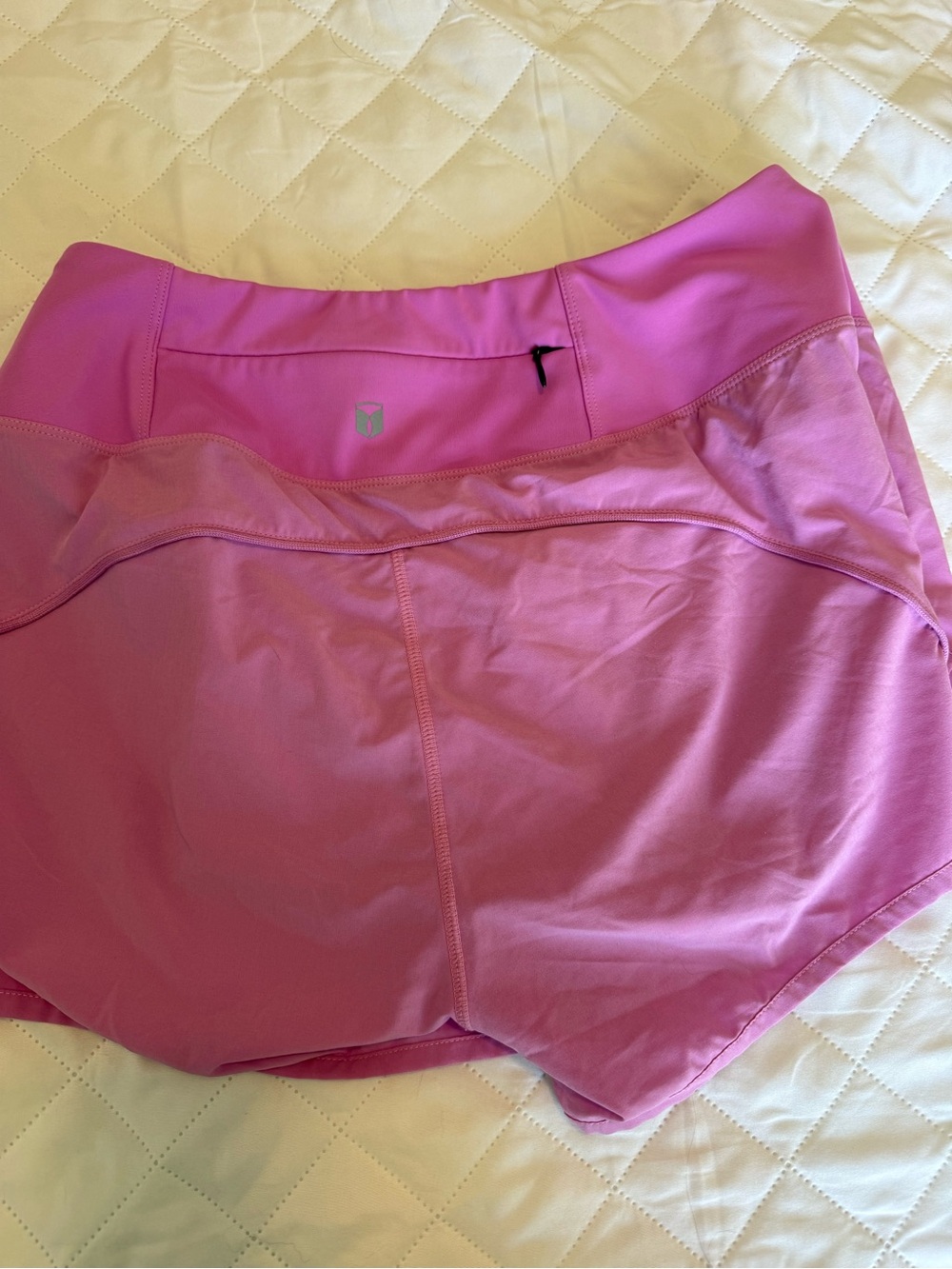 Target Pink Athletic Running Shorts with Hidden Back Pocket